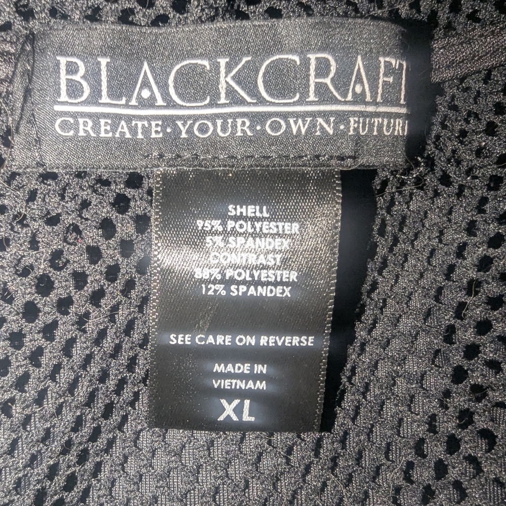 SOLD Blackcraft Cult Black Mesh Fishnet Bat Hoodie - Picture 8 of 8